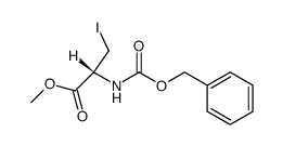 methyl N-((benzyloxy)carbonyl)-3-iodo-L-alaninate Structure
