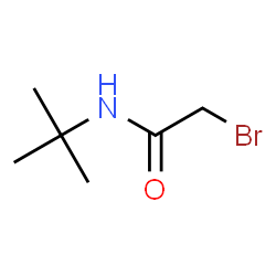 2-溴-N-(叔丁基)乙酰胺结构式