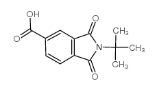 2-TERT-BUTYL-1,3-DIOXO-2,3-DIHYDRO-1 H-ISOINDOLE-5-CARBOXYLIC ACID结构式