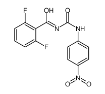 2,6-difluoro-N-[(4-nitrophenyl)carbamoyl]benzamide Structure