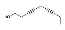 nona-3,6-diyn-1-ol结构式