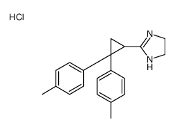 2-[2,2-bis(4-methylphenyl)cyclopropyl]-4,5-dihydro-1H-imidazole,hydrochloride结构式