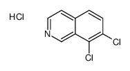 7,8-dichloroisoquinoline,hydrochloride Structure