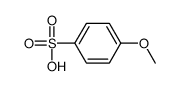 4-甲氧基苯磺酸结构式