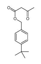 (4-tert-butylphenyl)methyl 3-oxobutanoate Structure