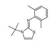 (3-tert-butyl-3H-thiazol-2-ylidene)-(2,6-dimethyl-phenyl)-amine Structure