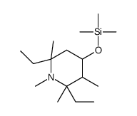 (2,6-diethyl-1,2,3,6-tetramethylpiperidin-4-yl)oxy-trimethylsilane Structure