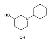 1-cyclohexylpiperidine-3,5-diol Structure