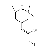 2-iodo-N-(2,2,6,6-tetramethylpiperidin-4-yl)acetamide结构式