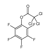 (2,3,4,5,6-pentafluorophenyl) 2,2,2-trichloroacetate Structure
