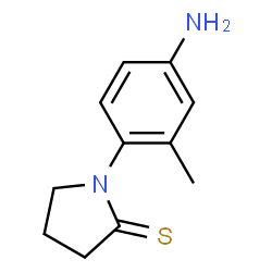 2-Pyrrolidinethione,1-(4-amino-2-methylphenyl)- Structure