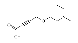 4-[2-(diethylamino)ethoxy]but-2-ynoic acid结构式