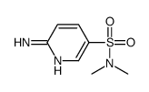 6-氨基-N,N-二甲基吡啶-3-磺酰胺结构式