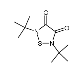 2,5-Di-tert-butyl-1,2,5-thiadiazolidin-3,4-dion Structure