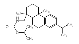 Carbamic acid,[(1,2,3,4,4a,9,10,10a-octahydro-7-isopropyl-1,4a-dimethyl-1-phenanthryl)methyl]-,isopropyl ester (8CI) Structure