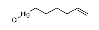 hex-5-en-1-ylmercury(II) chloride Structure