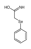 2-phenylselanylacetamide Structure