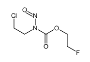 2-fluoroethyl N-(2-chloroethyl)-N-nitrosocarbamate Structure