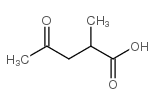2-methyl-4-oxopentanoic acid Structure