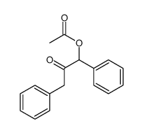 (2-oxo-1,3-diphenylpropyl) acetate结构式