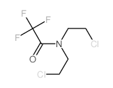 N,N-bis(2-chloroethyl)-2,2,2-trifluoro-acetamide Structure