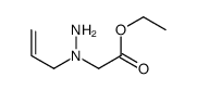 Acetic acid, [1-(2-propenyl)hydrazino]-, ethyl ester (9CI)结构式