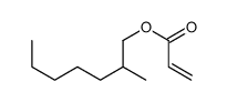 2-methylheptyl prop-2-enoate结构式
