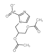 [1-acetyloxy-3-(2-nitroimidazol-1-yl)propan-2-yl] acetate结构式