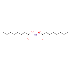 Dioctanoic acid manganese(II) salt Structure