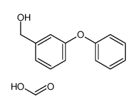 formic acid,(3-phenoxyphenyl)methanol Structure
