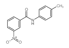 N-(4-methylphenyl)-3-nitro-benzamide Structure