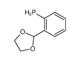 [2-(1,3-dioxolan-2-yl)phenyl]phosphine Structure