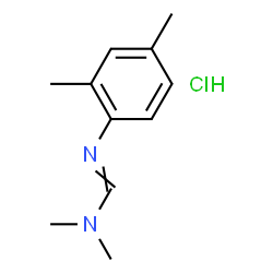 N'-(2,4-Dimethyl-phenyl)-N,N-dimethyl-formamidine; hydrochloride结构式
