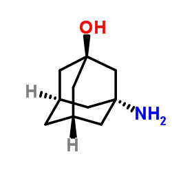 3-Amino-1-hydroxyadamantane structure