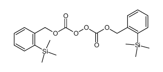 bis[o-(trimethylsilyl)benzyl] peroxydicarbonate Structure