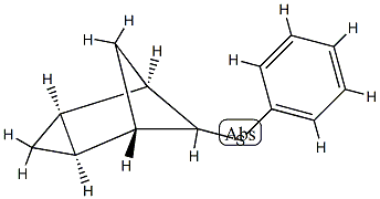 (1α,2β,4β,5α)-6β-(Phenylthio)tricyclo[3.1.1.02,4]heptane Structure