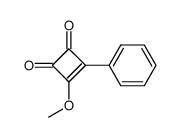 3-methoxy-4-phenyl-3-cyclobutylene-1,2-dione Structure