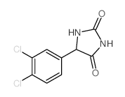 Hydantoin, 5-(3,4-dichlorophenyl)-结构式