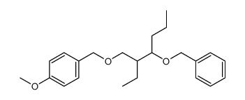 1-(((3-(benzyloxy)-2-ethylhexyl)oxy)methyl)-4-methoxybenzene Structure