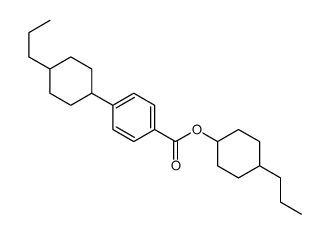 4-propylcyclohexyl [trans(trans)]-4-(4-propylcyclohexyl)benzoate结构式