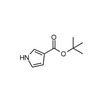 tert-Butyl 1H-pyrrole-3-carboxylate Structure