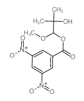 1,2-Propanediol,1-methoxy-2-methyl-, 1-(3,5-dinitrobenzoate)结构式