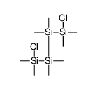 chloro-[[[chloro(dimethyl)silyl]-dimethylsilyl]-dimethylsilyl]-dimethylsilane Structure
