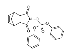 N-hydroxy-5-norbornene-2,3-dicarboximide O-(diphenyl phosphate) Structure