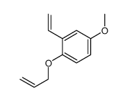 Benzene, 2-ethenyl-4-methoxy-1-(2-propenyloxy)- (9CI)结构式