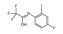 2,2,2-trifluoro-N-(4-fluoro-2-iodophenyl)acetamide结构式