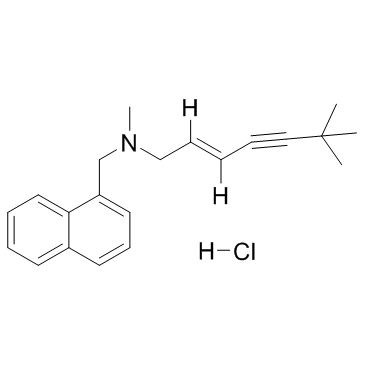 terbinafine hydrochloride Structure