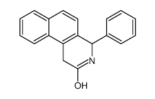 4-phenyl-3,4-dihydro-1H-benzo[f]isoquinolin-2-one结构式