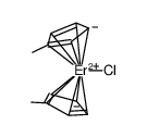 bis(η5-methylcyclopentadienyl)erbium chloride Structure