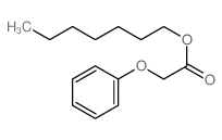 heptyl 2-phenoxyacetate结构式